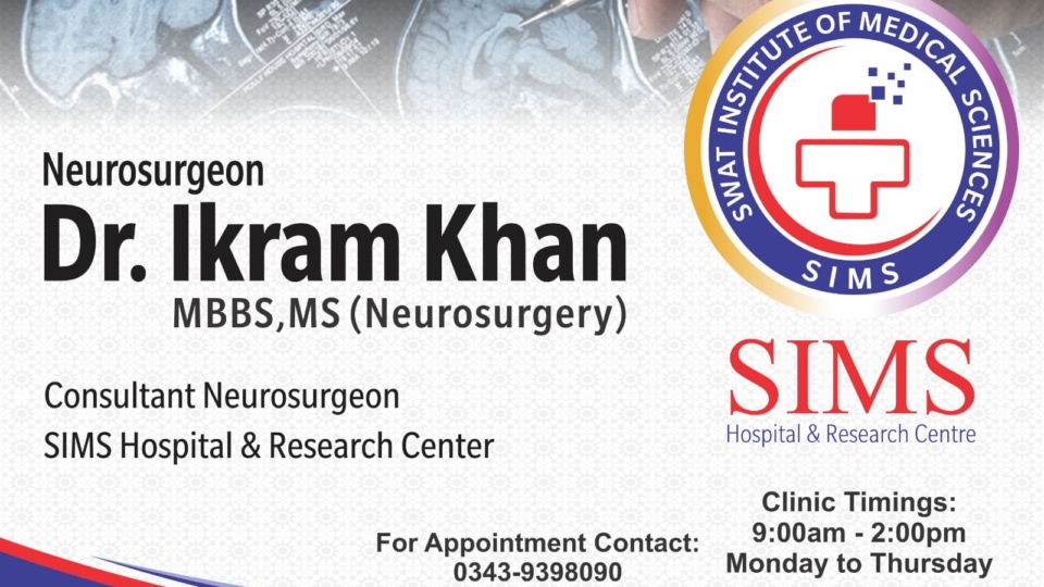 Dr Ikram Khan Sims Hospital Saidu Sharif Swat