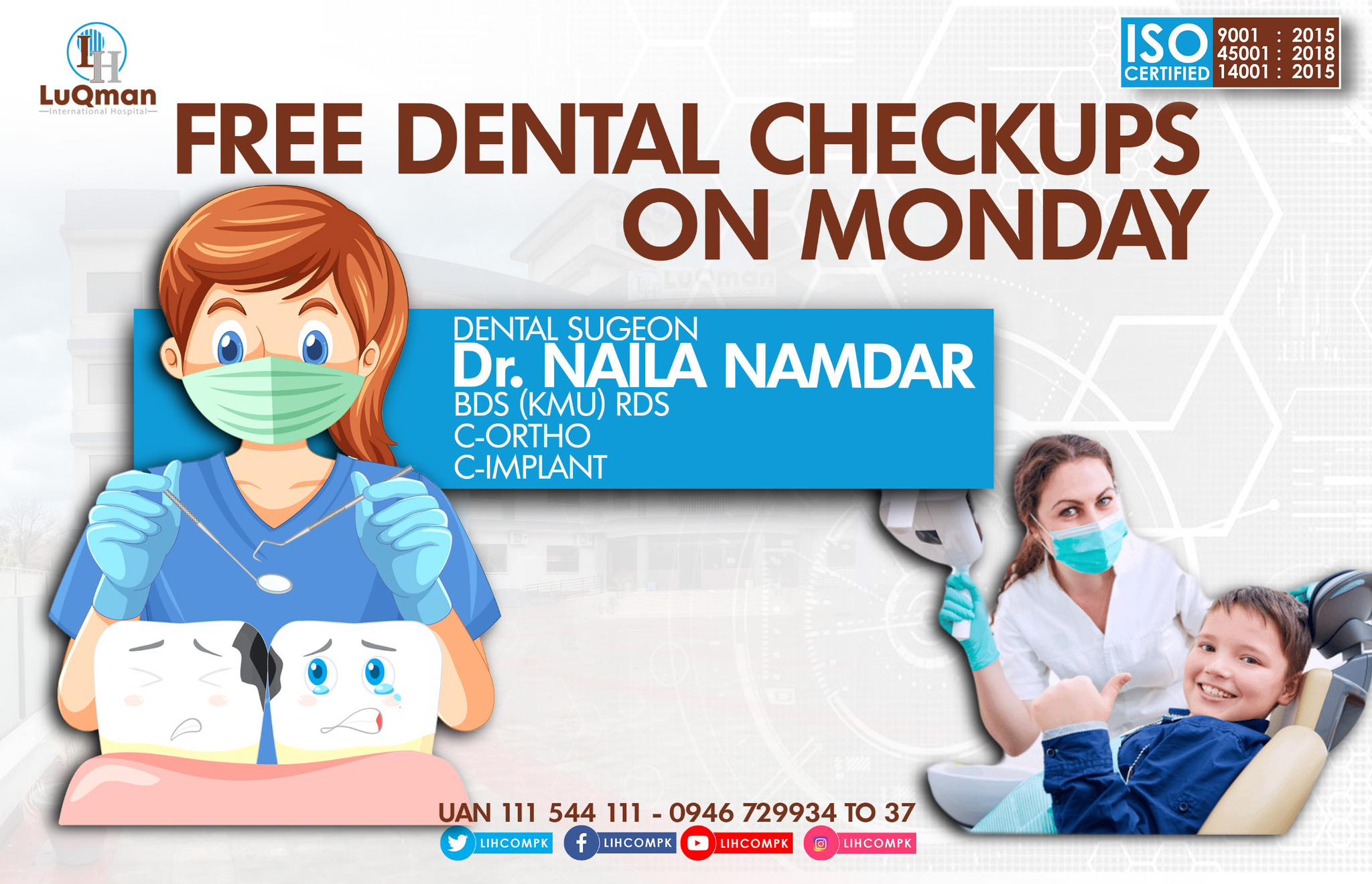 Dr Naila Namdar - Luqman International Hospital saidu sharif Swat
