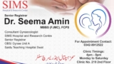 Dr. Seema Amin SIMS Hospital Saidu Sharif Swat