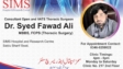 Dr. Syed Fawad Ali SIMS Hospital Saidu Sharif Swat