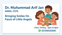 Dr. Muhammad arif jaan Peads Doctor