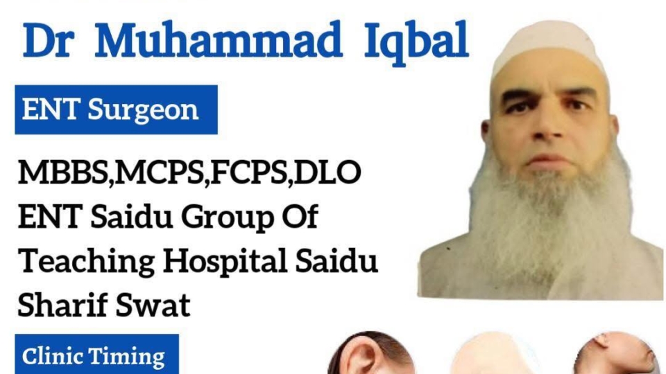 prof. dr. muhammad iqbal ent - imdad medical center madyan