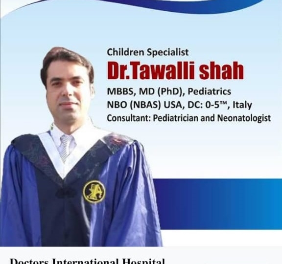 Dr Tawalli Shah | Doctors International Hospital | Kpk Doctors | swat doctors