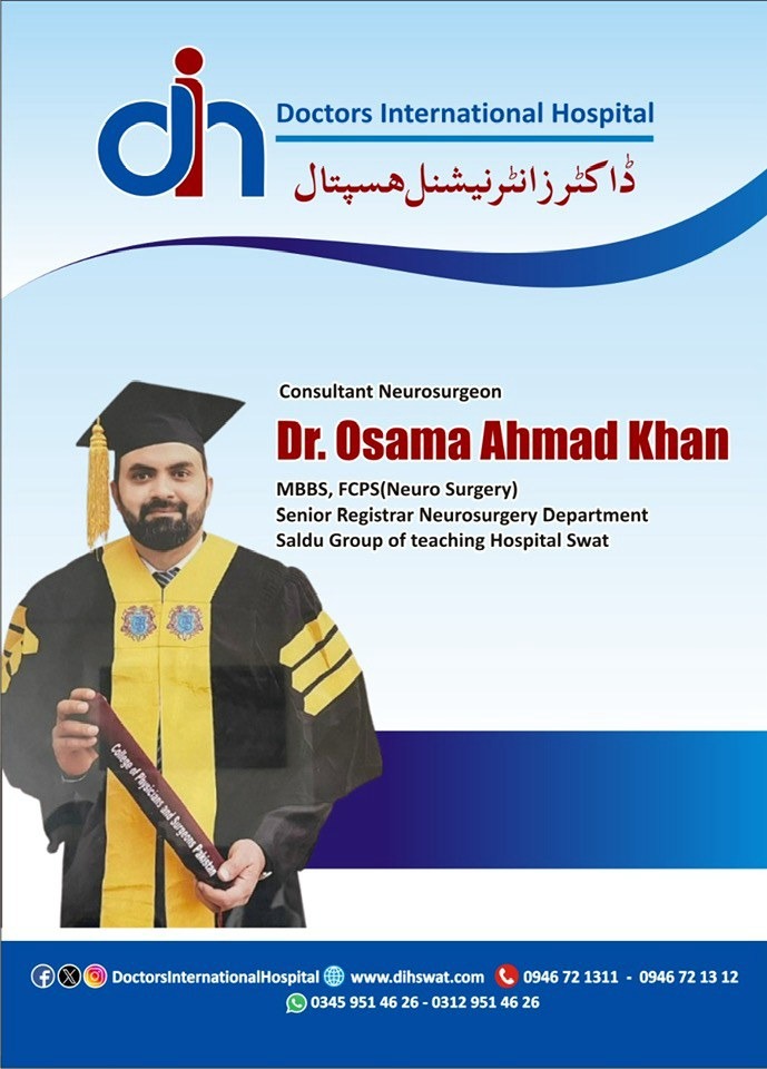 Dr Osama Ahmad | Doctors International Hospital | Kpk Doctors | swat doctors