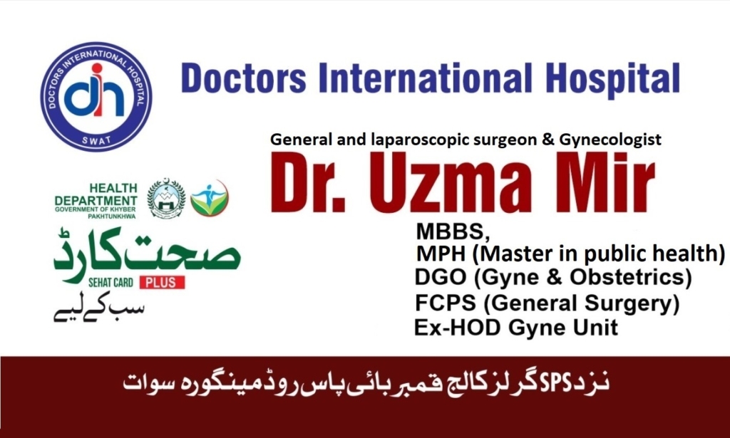 Dr Uzma Mir | Doctors International Hospital | Kpk Doctors